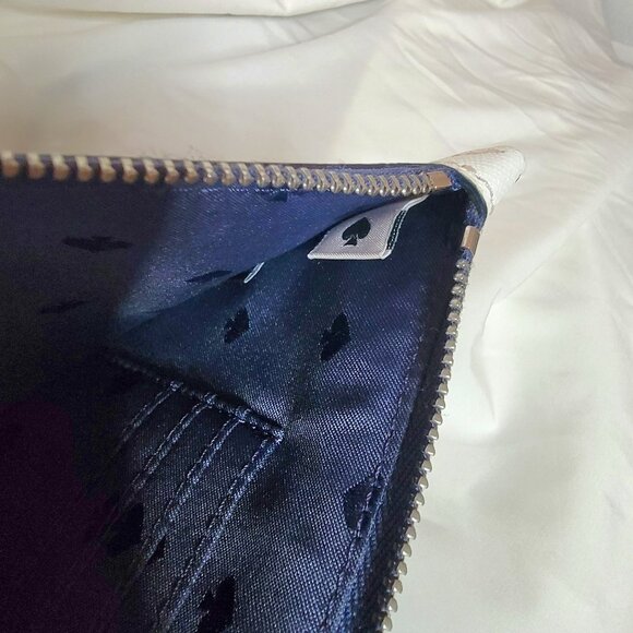 Kate Spade Cameron Denim Colorblock Medium L-Zip Wristlet, Retail: $75, NWOT - Picture 10 of 10